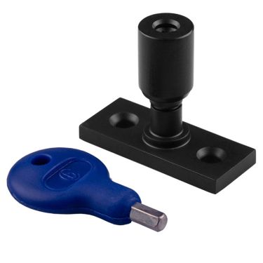 Click Here To Enlarge This Photo Of WF17MB - Carlisle Brass Locking Casement Stay Pin Matt Black