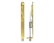 ZAS03R-PVDSB - Zoo Hardware Lever Action Flush Bolt 200 x 20mm &lpar;Radius&rpar; PVD Satin Brass