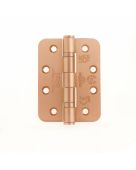 ZHSS243R-PVDBZ - Zoo Hardware Grade 13 CE Fire Rated Ball Bearing Hinges &lpar;Radius&rpar; 102 x 76 x 3mm PVD Bronze
