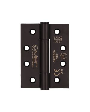 Click Here To Enlarge This Photo Of VHC243-PCB - Zoo Hardware Vier Grade 14 Concealed Bearing Hinges &lpar;Square&rpar; 102 x 76 x 3mm - Powder Coated Black
