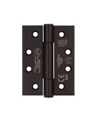 VHC243-PCB - Zoo Hardware Vier Grade 14 Concealed Bearing Hinges &lpar;Square&rpar; 102 x 76 x 3mm - Powder Coated Black