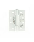 VHC243-PCW - Zoo Hardware Vier Grade 14 Concealed Bearing Hinges &lpar;Square&rpar; 102 x 76 x 3mm - Powder Coated White