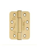 VHC243-PVDSB - Zoo Hardware Vier Grade 14 Concealed Bearing Hinges &lpar;Square&rpar; 102 x 76 x 3mm - PVD Satin Brass