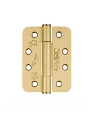 Click Here To Enlarge This Photo Of VHC243R-PVDSB - Zoo Hardware Vier Grade 14 Concealed Bearing Hinges &lpar;Radius&rpar; 102 x 76 x 3mm - PVD Satin Brass