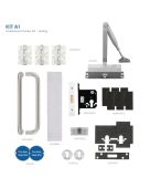 KITA1-FDP-A1 - Zoo Hardware A1 Architectural Corridor FD30 Fire Door Pack &lpar;Locking with Pull Handle&rpar;