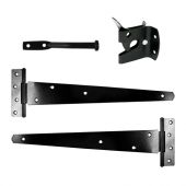 TIMCO 427123 - Pedestrian Gate Kit - Epoxy Black