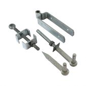 TIMCO AFH450G - Galvanised Adjustable Fieldgate Hinge Set to suit 1200-2700mm Wide Gates
