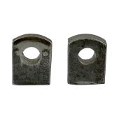 TIMCO GEW12S - Self Colour Gate Eyes to Weld&semi; suits 12mm Pin&semi; 45x38mm Base &lpar;2 pack&rpar;