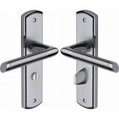 SC-3530-AP M&period;Marcus Sorrento Door Handle For Bathroom Mercury Design Apollo Finish