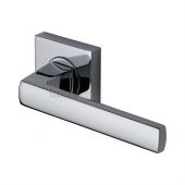 SC-4062-PC M&period;Marcus Sorrento Door Handle Lever Latch on Round Rose Axis Design Polished Chrome Finish