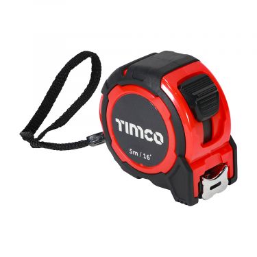 Click Here To Enlarge This Photo Of TIMCO 5MTAPEM 5m&sol;16ft x 25mm Tape Measure