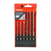 TIMCO AP6DS - 6pc Professional SDS Plus Drill Bit Set