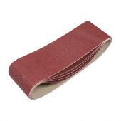 TIMCO 231841 - P80 Grit Sanding Belts 75mm x 533mm &lpar;5pcs&rpar;