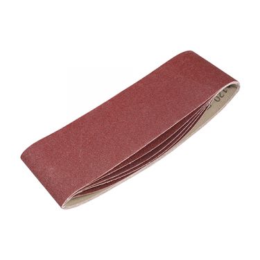 Click Here To Enlarge This Photo Of TIMCO 231645 - P120 Grit Sanding Belts 75mm x 533mm &lpar;5pcs&rpar;