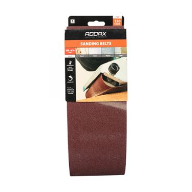 Click Here To Enlarge This Photo Of TIMCO 231369 - P120 Grit Sanding Belts 100mm x 610mm &lpar;5pcs&rpar;