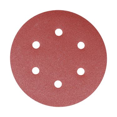 Click Here To Enlarge This Photo Of TIMCO 231144 - P120 Grit 150mm Random Orbital Sanding Discs &lpar;5pcs&rpar;