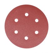 TIMCO 231144 - P120 Grit 150mm Random Orbital Sanding Discs &lpar;5pcs&rpar;