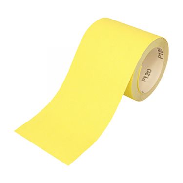 Click Here To Enlarge This Photo Of TIMCO 231405 - Yellow Sandpaper Roll 115mm x 10m &lpar;Fine P120-P150 Grit&rpar;