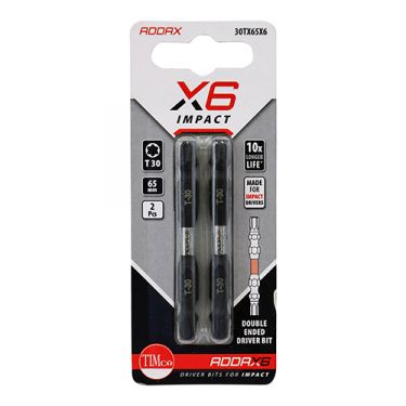 Click Here To Enlarge This Photo Of TIMCO 30TX65X6 - X6 Double Ended TX Drive Bits TX30 x 65mm &lpar;2pcs&rpar;
