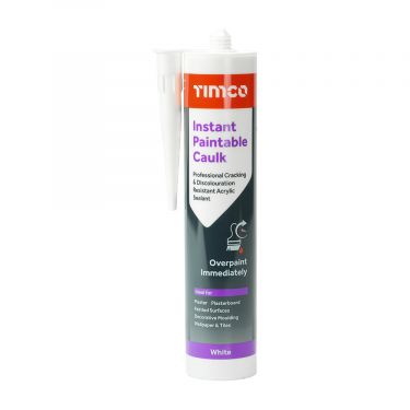 Click Here To Enlarge This Photo Of TIMCO 732002 - 300ml Instant Paintable Decorators Caulk &lpar;White&rpar;
