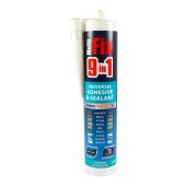 TIMCO 247468 - 290ml 9 in 1 Universal Adhesive & Sealant &lpar;White&rpar;