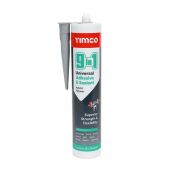 TIMCO 247357 - 290ml 9 in 1 Universal Adhesive & Sealant &lpar;Grey&rpar;