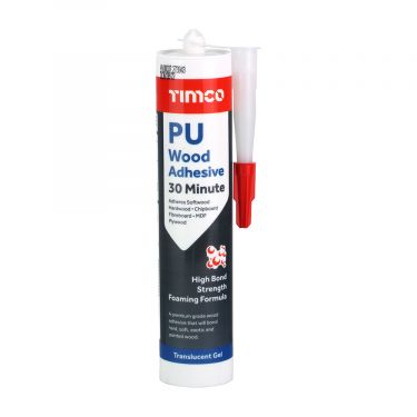 Click Here To Enlarge This Photo Of TIMCO 247433 - 310ml PU Wood Adhesive 30 Minute Gel