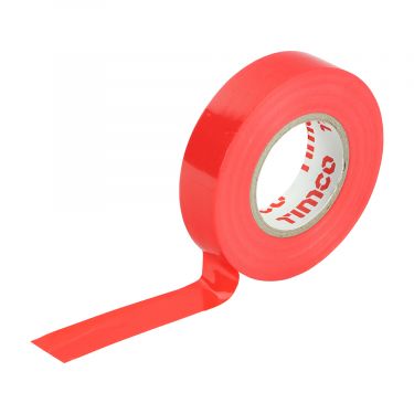 Click Here To Enlarge This Photo Of TIMCO ITRED - 18mm x 25m Black PVC Insulation Tape 10pcs