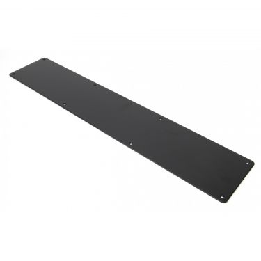 Click Here To Enlarge This Photo Of Atlantic - AKP855MB Kick Plate Pre drilled with screws 855mm x 150mm - Matt Black