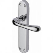 SC-6360-PC M&period;Marcus Sorrento Door Handle Lever Latch Donna Design Polished Chrome Finish