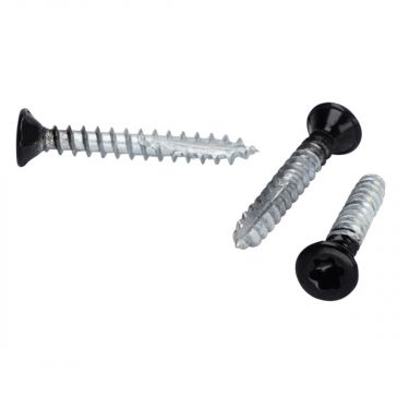 Click Here To Enlarge This Photo Of FX-CF4030-SS-MSB 4&period;0 x 30mm Wood Screw&comma; A2 Stainless Steel&comma; Matt Smooth Black Finish&comma; TX20 Head &lpar;Box of 100&rpar;