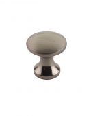 TDFK24-BN - Zoo Hardware Round Cabinet knob 24mm Dia&period; Brushed Nickel Finish
