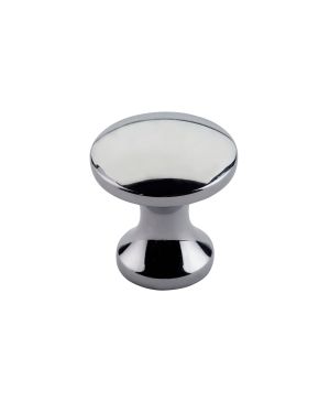 Click Here To Enlarge This Photo Of TDFK24-CP - Zoo Hardware Round Cabinet knob 24mm Dia&period; Polished Chrome Finish