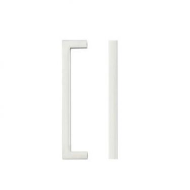 Click Here To Enlarge This Photo Of TDFPS-128-BN - Zoo Hardware Square Block Cabinet Pull Handle 128mm c&sol;c Brushed Nickel Finish