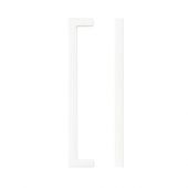 TDFPS-160-MW - Zoo Hardware Square Block Cabinet Pull Handle 160mm c&sol;c Matt White Finish