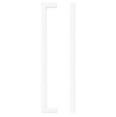 TDFPS-192-MW - Zoo Hardware Square Block Cabinet Pull Handle 192mm c&sol;c Matt White Finish
