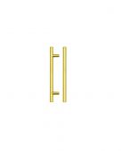 TDFPT-128-188BG - Zoo Hardware T Bar Cabinet Handle 128mm c&sol;c &lpar;188mm Overall Length&rpar; Brushed Gold Finish