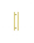 TDFPT-160-220BG - Zoo Hardware T Bar Cabinet Handle 160mm c&sol;c &lpar;220mm Overall Length&rpar; Brushed Gold Finish