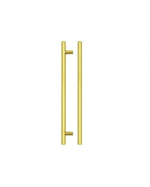 Click Here To Enlarge This Photo Of TDFPT-224-284BG - Zoo Hardware T Bar Cabinet Handle 224mm c&sol;c &lpar;284mm Overall Length&rpar; Brushed Gold Finish