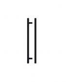 TDFPT-224-284MB - Zoo Hardware T Bar Cabinet Handle 224mm c&sol;c &lpar;284mm Overall Length&rpar; Matt Black Finish