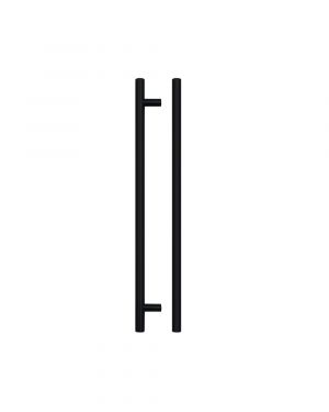 Click Here To Enlarge This Photo Of TDFPT-256-316MB - Zoo Hardware T Bar Cabinet Handle 256mm c&sol;c &lpar;316mm Overall Length&rpar; Matt Black Finish