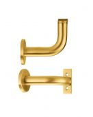 ZAS45-PVDSB - Zoo Hardware Handrail Bracket &lpar;82mm Projection&rpar; PVD Satin Brass