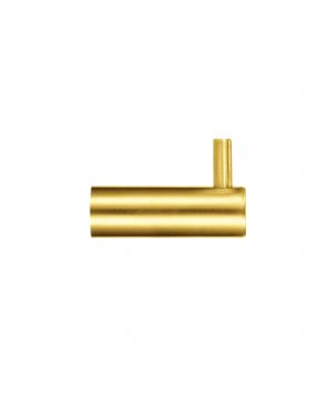 Click Here To Enlarge This Photo Of ZAS76-PVDSB - Zoo Hardware Wall Mounted Hook without Rose - PVD Satin Brass