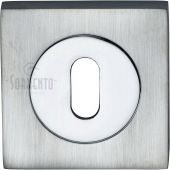 SC-SQ0191-AP M&period;Marcus Sorrento Keyhole Square Escutcheon Apollo Finish