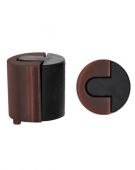 ZAS86-ETB - Zoo Hardware Large Round Floor Mounted Door Stop &lpar;40mm dia&rpar; PVD Etna Bronze