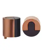 ZAS86-PVDBZ - Zoo Hardware Large Round Floor Mounted Door Stop &lpar;40mm dia&rpar; PVD Bronze