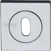 SC-SQ0191-PC M&period;Marcus Sorrento Keyhole Square Escutcheon Polished Chrome Finish