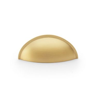 Click Here To Enlarge This Photo Of AW909SB - Alexander & Wilks Quieslade Cup Handle - Satin Brass