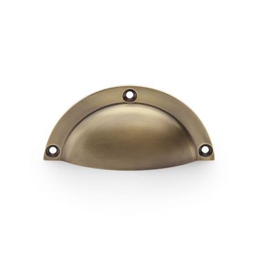Click Here To Enlarge This Photo Of AW910AB - Alexander & Wilks Raoul Cup Handle - Antique Brass