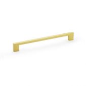 AW837-224-SB - Alexander & Wilks Marco Cupboard Pull Handle - Satin Brass - 224mm